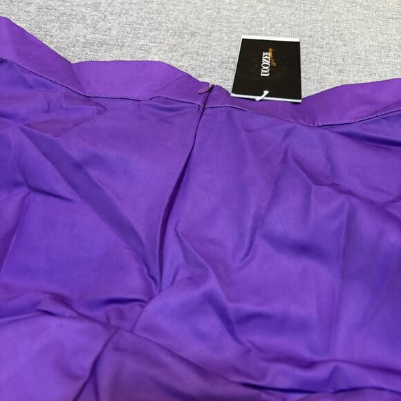 A-Line High Waisted Falbala Gradient Skirts Bottoms main image 1